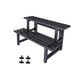 thumbnail image 3 of Soporte para plantas shamjiam de 2 niveles estante organizador de metal 80cmx38cmx53cm, 3 of 8