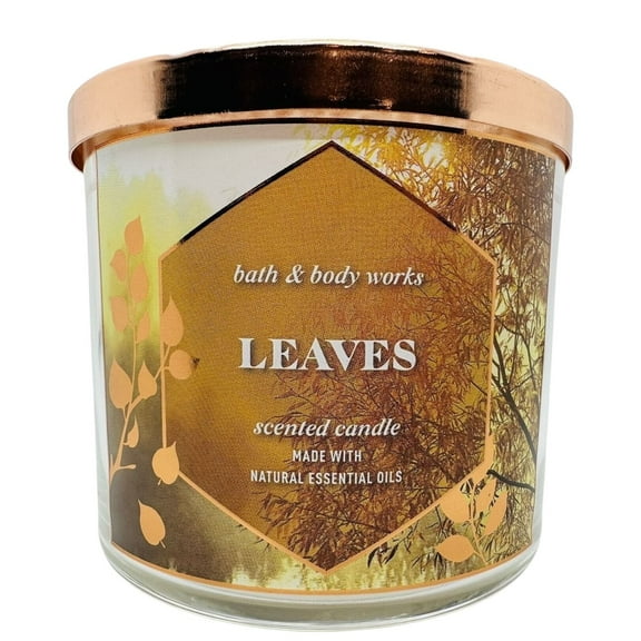 Bath and Body Works Leaves Scented Candle (14.5 oz / 411 g)