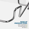 thumbnail image 2 of CIMAXIC 2 Sets Stainless Steel Trash Bag Racks Multifunctional Hangers Storage Shelves,8.46"X5.51"X2.36", 2 of 4