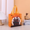 thumbnail image 3 of Bolsa de regalo personalizada de Halloween, telas no tejidas, bolsas de mano para envolver regalos, pedir dulces y suministros para recuerdos de fiesta, 3 of 5
