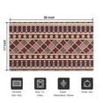 thumbnail image 5 of Red Boho Egyptian Lotus and Circles Pattern Door Rugs,Washable Non Slip Door Mats Indoor,Decorative Door Mats,Entry Mat Indoor for Entrance,Bedroom,Kitchen,Bathroom,17"x30", 5 of 6