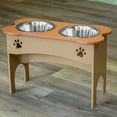 thumbnail image 5 of OUTDOOR LEISURE PRODUCTS Model GMECWW Double Water and Food Bowl Made of High Density Poly Resin for Taller Dogs - Large, 5 of 5