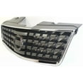 thumbnail image 5 of For 07 08 09 Sentra 2.0L Front Grill Grille Assembly Chrome Shell w/Black Insert, 5 of 5