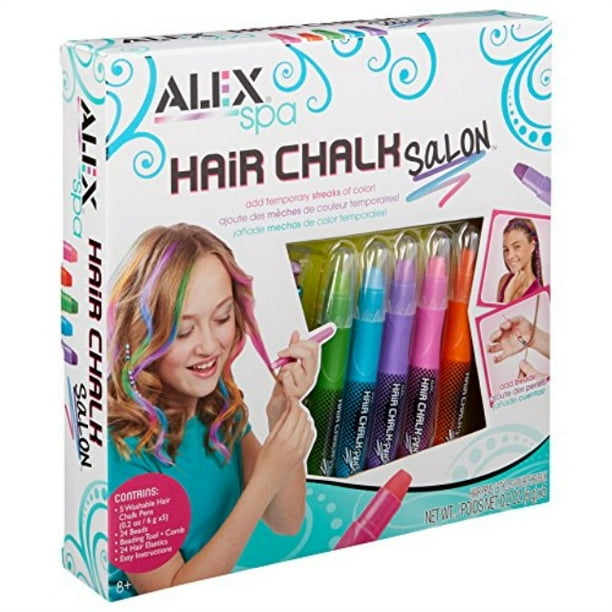 alex spa hair chalk salon girls hair activity