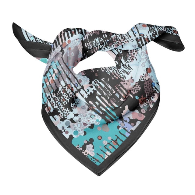 Bimba Womens Rectangular Printed Cotton Voile Scarf Neck Head Wrap-40 x 80 Inches