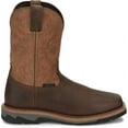 thumbnail image 2 of JUSTIN WORK Men's 11" Bolt Composite Toe Work Boot Light Brown - WK4103, 2 of 7