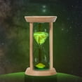 thumbnail image 5 of Fufafayo under $5 Wooden Sand Timer, Luminous Hourglass, Hour Glass Sandglass for Home, Office, Decorative, Game, 5 of 8
