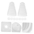 thumbnail image 3 of OULII 2 Pcs Collecteur de Perceuse Électrique Couvercles en Silicone Blancs Durables Anti-Poussière Accessoires d'Outils, 3 of 7