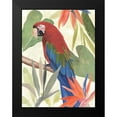 thumbnail image 2 of Warren, Annie 15x18 Black Modern Framed Museum Art Print Titled - Tropical Parrot Composition III, 2 of 5