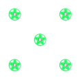 thumbnail image 2 of QualitChoice RISK Professional Rustproof Headset Cover Waterproof Exquisite Wear-resistant 28.6mm Front Fork Cycling Headset Accessories Green Pentagonal 5Set, 2 of 6