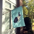 thumbnail image 2 of Dutch Rabbit Blue Check Flag Canvas House Size, 2 of 4