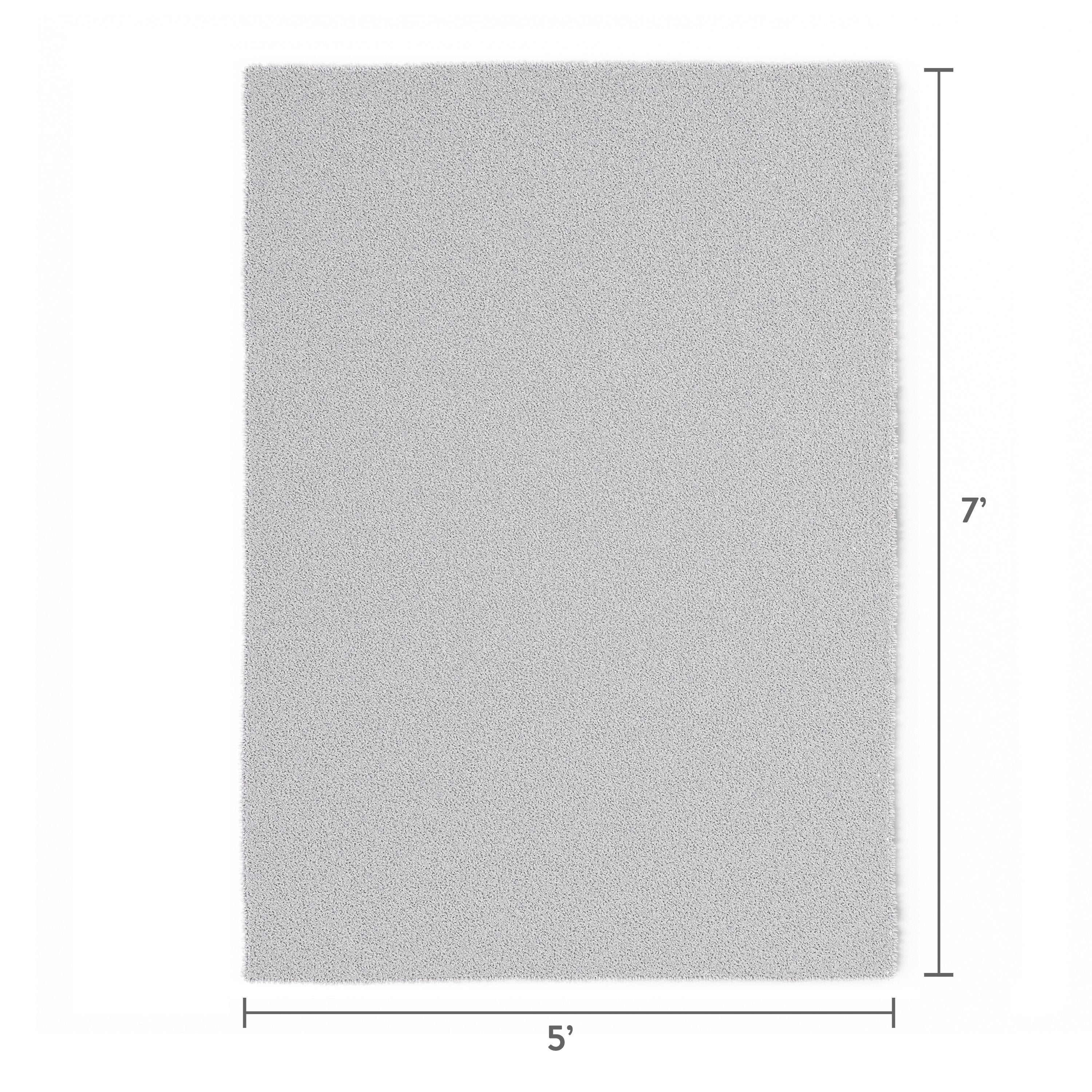 Mainstays Kids Tufted Gray Shag Area Rug, 5 ft x 7 ft