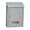 Silver, variant on DOLITY Solid Mailbox Post Box Mounted Mail Secure Locking Mail Loading Gate Secure Drop White