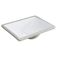 thumbnail image 7 of CoSoTower White Rectangular Undermount Bathroom Sink With Overflow, 7 of 7