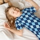 thumbnail image 5 of Balery Blue Squares Conjunto de Pijama Infantil de Manga Corta con Estampado – Ropa de Dormir de Algodón Suave-X-Large, 5 of 6