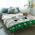 thumbnail image 2 of Yibo Fall Floral Leaves Blanket Flannel Soft and Comfortable Anti-static Bed Sofa Blanket, 2 of 7