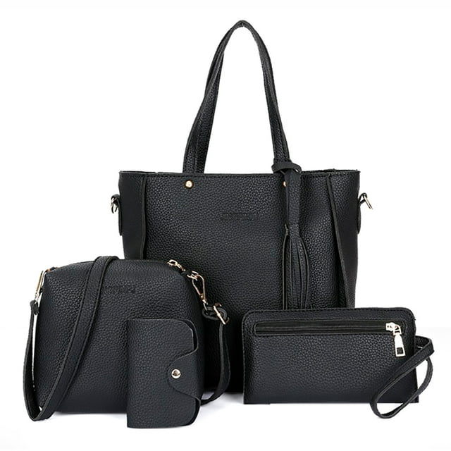 Sac Fourre-Tout Mode pour Femmes Sac à Main avec Sacoche Sac à Main & Portefeuille