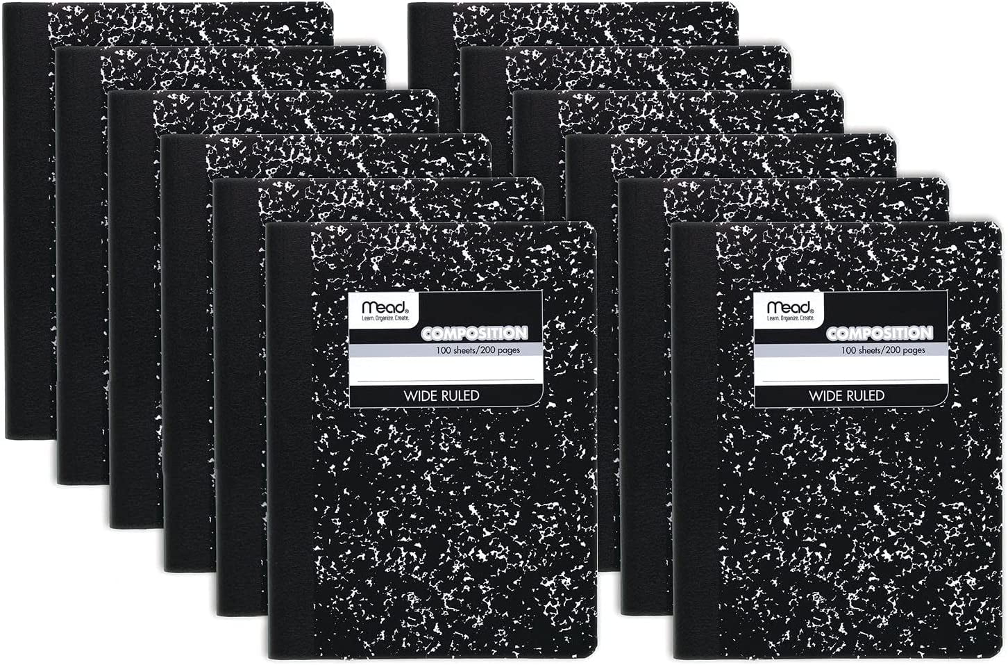 72930 Mead Composition Books/Notebooks 100 Sheets College Ruled Paper 5 Pack 