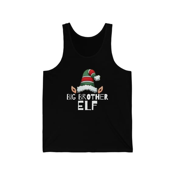 Big Brother Elf Unisex Tank Top, XS-2XL Christmas Big Bro Elves