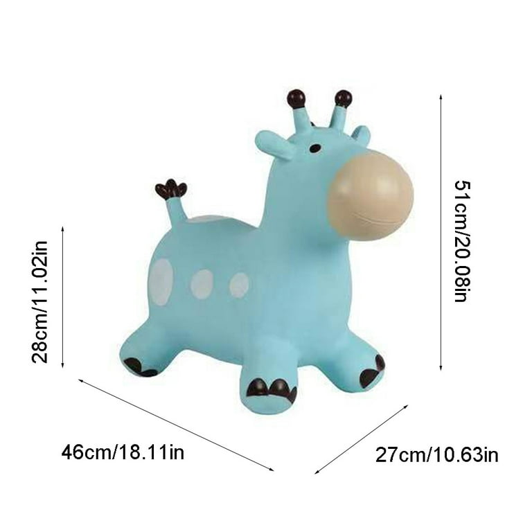 Sofullue Inflatable Jumping Giraffe Inpany Bouncy Giraffe Hopper