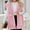 Pink, variant on Frostluinai Oversized Hooded Denim Vest for Women Sleeveless Jean Jacket Vest Distressed Button Down Long Waistcoat with Pockets Streetwear