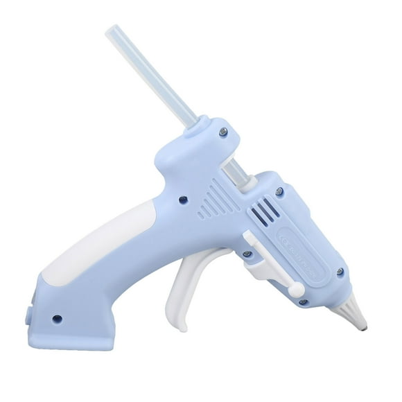 Cordless Hot Glue Gun Kit with 10 Pcs Sticks, Fast Preheating Hot Melt Glue Gun, Portable Mini Glue Gun Kit for Kids DIY School Craft Projects and Quick Home Repairs