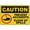 Warning Sign 1, variant on Caution Poison Carbon Monoxide Sign 8"x12", Aluminum Tin Warning Signs for Home Outdoor Garden, Durable Hazard Sign for Garage