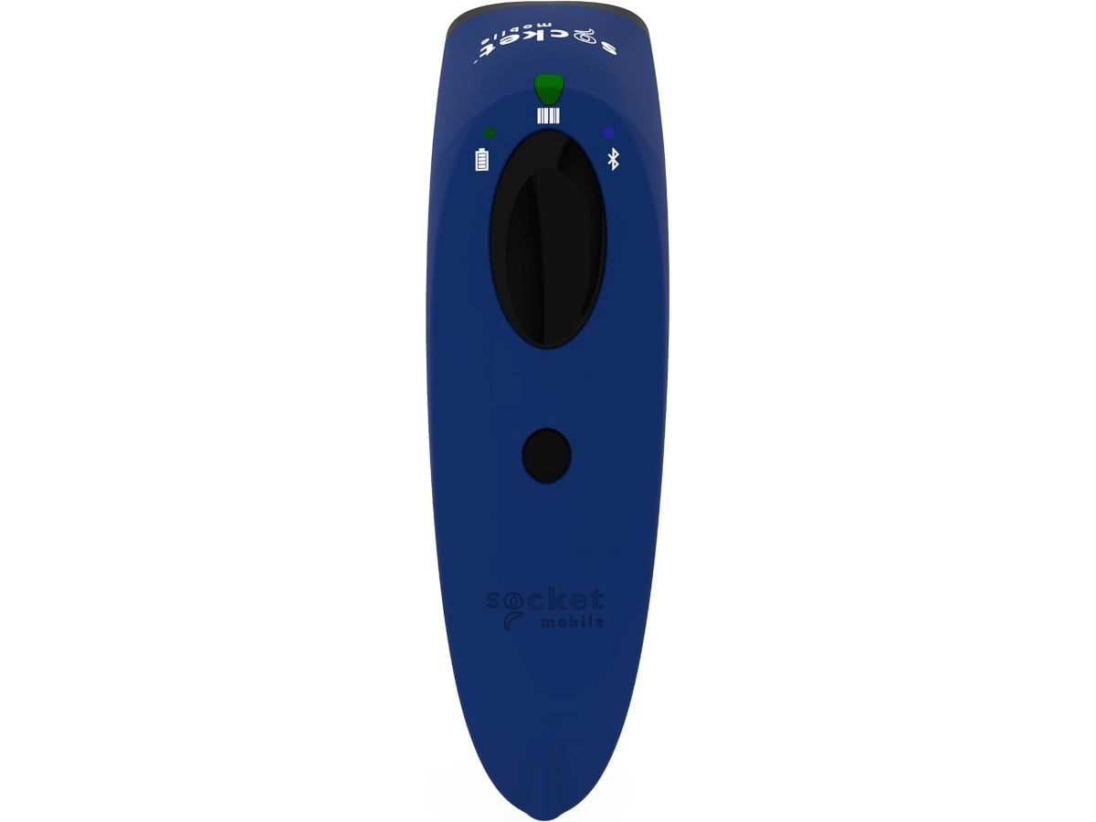 Socket Mobile SocketScan S720, Linear Barcode Plus QR Code Reader, Blue - Wireless Connectivity - 14.96" Scan Distance - 1D, 2D - LED - Linear - Bluetooth - Blue - Asset Tracking, Ticketing, Transp...