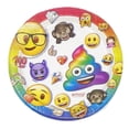 thumbnail image 3 of Emoji Rainbow Poop Wink & More Dessert Party Plates - 2 Packs of 8 - 16 Total, 3 of 4