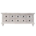 thumbnail image 3 of Butler Specialty Company Chipping  Wood 6 Drawer Trunk Coffee Table - White, 3 of 7