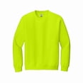 thumbnail image 3 of Gildan High Visibility Safety Sweatshirt - Heavy Blend Fleece Workwear | Hi Vis Safety Green, Long Sleeve Sweater, Size XL, 3 of 5