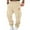 Khaki, variant on Men's Sports Pants with Running and Outdoor Design, Featuring Pockets for Work and Casual Use, Ideal for Training, Sports, and Everyday Activities,White S