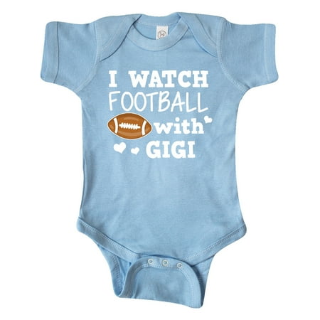 

Inktastic I Watch Football with My Gigi Gift Baby Boy or Baby Girl Bodysuit