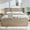 Grey Alder, variant on OKD Fluted Queen Size Bed Frame with Wingback Headboard, Footboard Storage Bench with Built-in Drawers & Lift-Up Compartments, Wood & Steel Platform Bed Frame, No Box Spring Needed, Natural Oak