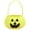 Pumpkin Basket-Yellow, variant on Pink Pumpkin Trick or Treat Basket with Handle, Lightweight Nonwoven
