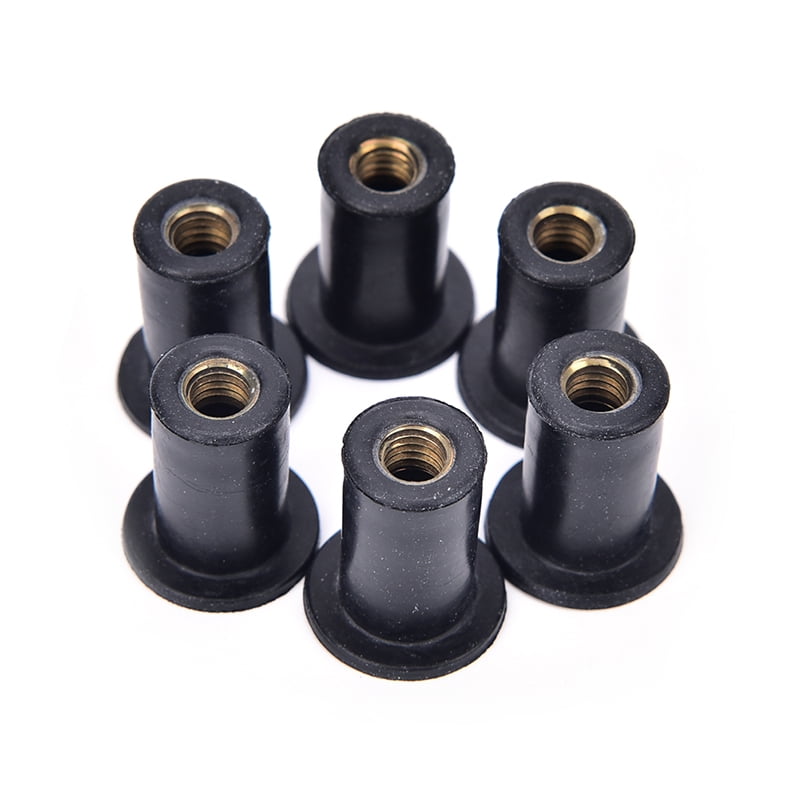 6pcs m6 black well nuts kayak accessories blind fastener rivet fishing boat CA