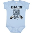 thumbnail image 3 of Inktastic To Do List Funny Racing for Baby Boys or Girls Baby Bodysuit, 3 of 5
