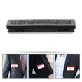 thumbnail image 2 of icolorfuled Durable Magnetic Name Badges with Plastic and Magnet Material for Decoration Black Color, 2 of 6