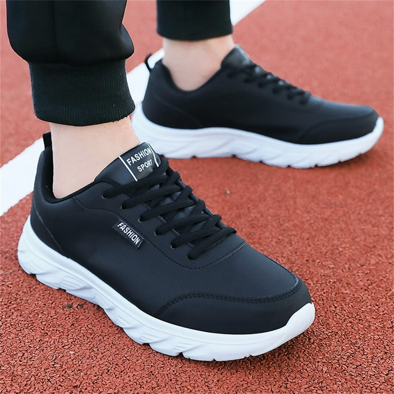Sneakers for Men Mens Shoes Large Size Casual Leather Laace