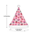 thumbnail image 3 of Haiem Haear Strawberry Pattern Santa Hat Confortable Velvet Christmas Hat for Christmas Party Favors Fit for Adults and Kids, 3 of 6