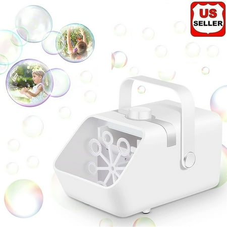 Bubble Machine  Automatic Bubble Blower  Portable Auto Bubble Maker with High Output for Outdoor/Indoor Use Powered by Plug-in or Batteries   Bubble Xmas Toys and Gifts for Kids Girls Boys price history on PriceWatchPro