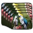 Beautiful Cockatoo Bird Flower Print Cute Laptop Cases Convenient