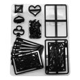 thumbnail image 4 of 28pcs Plastic Card Cookie Mould Fondant Cake DIY Decorating Tools Cupcake Cake Slicing DIY Decorating Mold Cake DIY Decorating Tools, 4 of 9