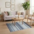 thumbnail image 3 of ODIKA Striped Bands Nautical Pinstripe Farmhouse Graduated Playroom for Dorm Room, Small Living Apartment, Stain Resistant Low Profile, 3 of 7
