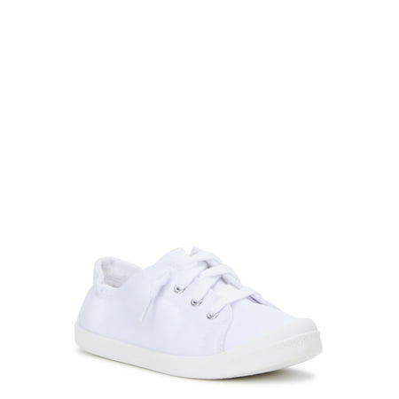

Wonder Nation Little Girl & Big Girl Canvas Bump Toe Sneakers Sizes 13-5