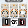 thumbnail image 3 of Yayeee Toggle Light Switch Wall Plate 1-Gang 4.5"x2.7" Home Decorative Outlet Cover, Cute Rainbow, 3 of 7