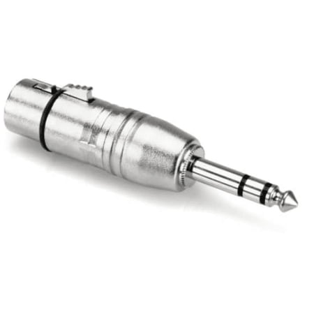UPC: 0728736014350 | Hosa Technology GXP143 Stereo Male 1/4  Phone to Female 3-Pin XLR Adapter