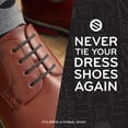 thumbnail image 4 of THE ORIGINAL STRETCHLACE | No Tie Silicone Dress Shoe Laces | Elastic Laces to Turn Dress Shoes Into Slip-Ons | Black, 1.6" (4cm), 4 of 8