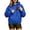 Blue, variant on Snack Hoodie for Women Men, Women'S Sweatshirt With Dog Pouch, Kangaroo Pouch with Large Pocket Pullover For Women Winter Clothes, Size L