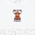 thumbnail image 4 of Inktastic New to the Herd Highland Cow Girls Baby Dress, 4 of 5
